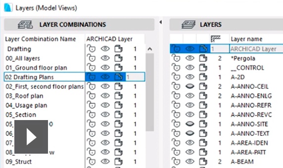 graphisoft archicad características actualización de definición de vista semcocad