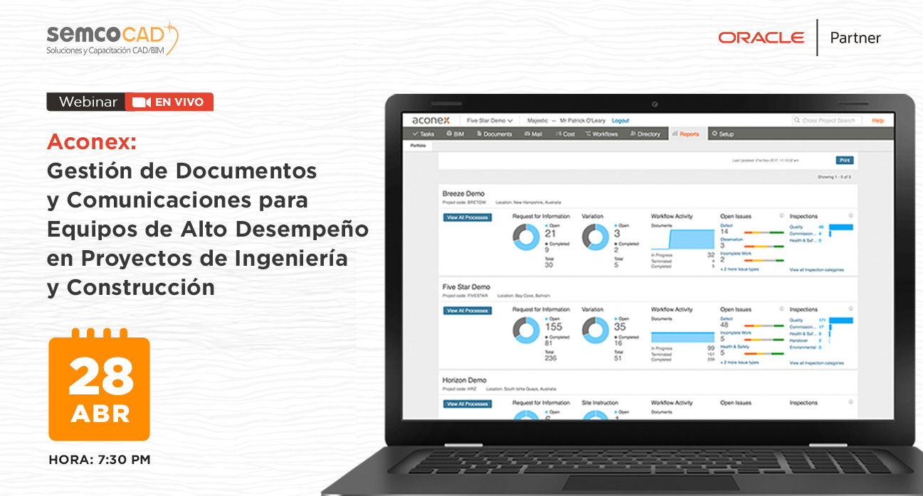 Aconex: Gestión de Documentos y Comunicaciones para Equipos de Alto Desempeño en Proyectos de Ingeniería y Construcción