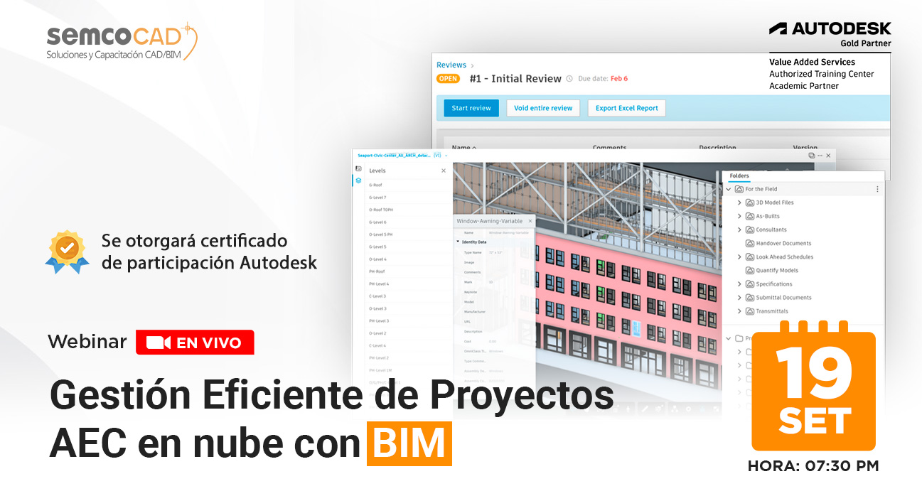 Gestión eficiente de Proyectos AEC en nube con BIM