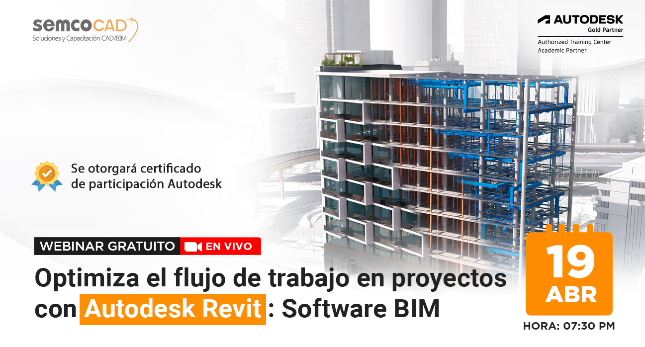 Optimiza el flujo de trabajo en proyectos con Autodesk Revit software BIM