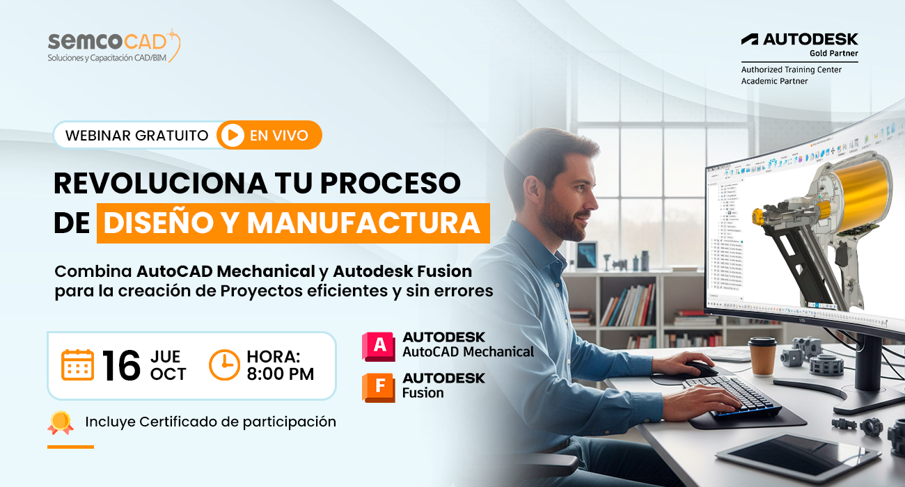 AutoCAD Manufactura: Optimización del flujo de trabajo de diseño con la combinación de AutoCAD Mechanical y Autodesk Fusion
