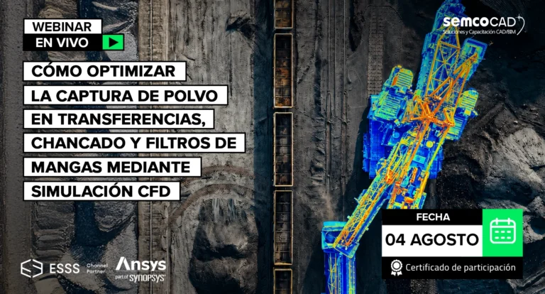 Cómo mejorar la captura de polvo en transferencias, chancado y filtros de mangas usando CFD.