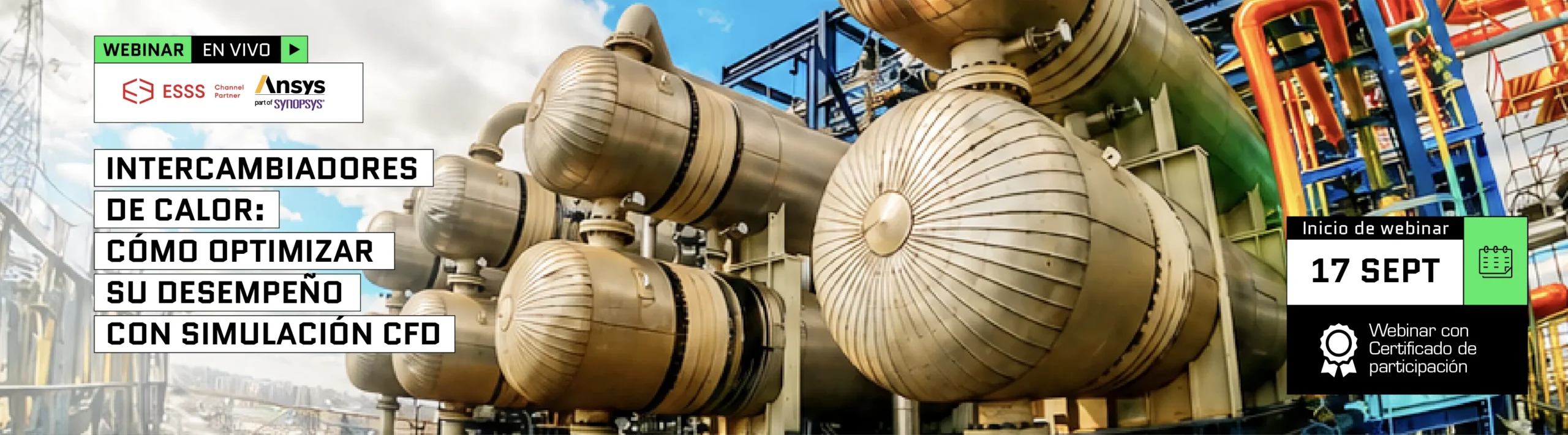 Intercambiadores de calor: Cómo optimizar su desempeño con simulación CFD
