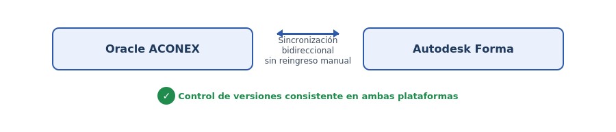 Nuevo — representación simplificada del caso real de sincronización bidireccional (proyecto ANIN).