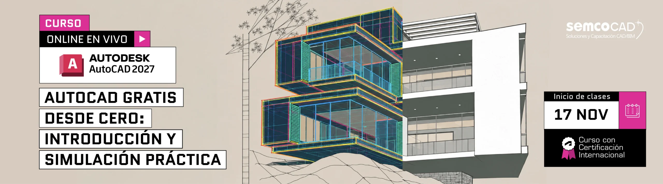 AutoCAD Gratis desde cero: Introducción y simulación práctica